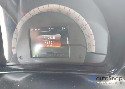 2016 Smart Fortwo из США, поврежденный, VIN WMEFJ5DAXGK054834